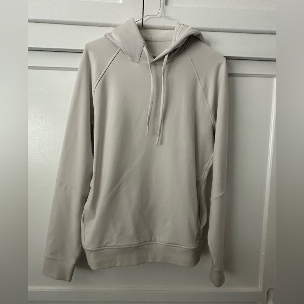 Lululemon City sweat pullover Hoodie beige size small